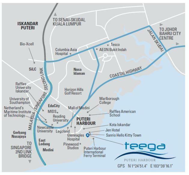 Apartment Teega Puteri Harbour Suites *